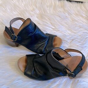 Miz Mooz black sandals size 36
